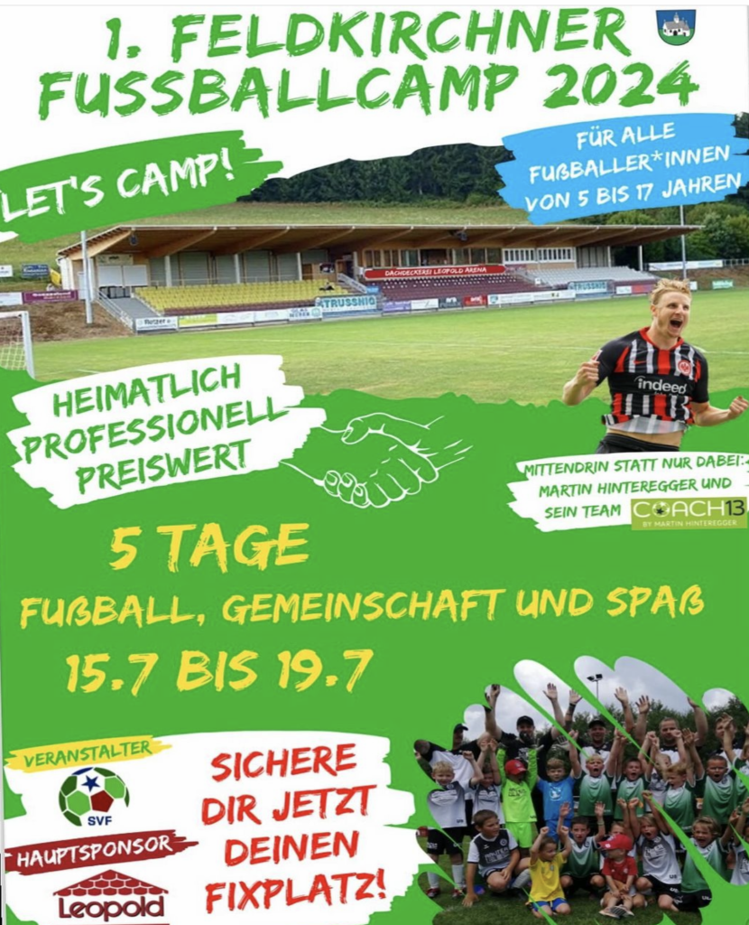 1. Feldkirchner Fußballcamp 2024